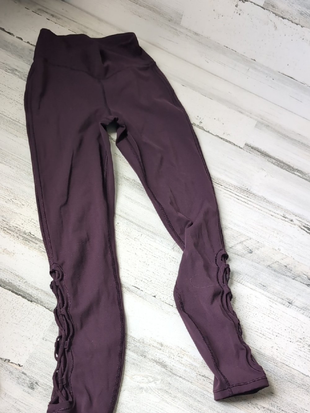 lululemon athletica Plum High-Rise Lattice Leggings